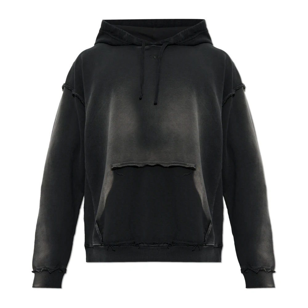 Diesel Uomo Nero - Felpe & Felpe Col Cappuccio - Sweatshirts & Hoodies - Xl