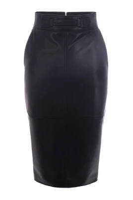 Leather Pencil Skirt