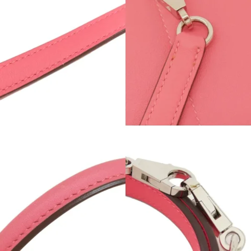 Hermès Vintage Pre-owned Fabric handbags Pink Dames