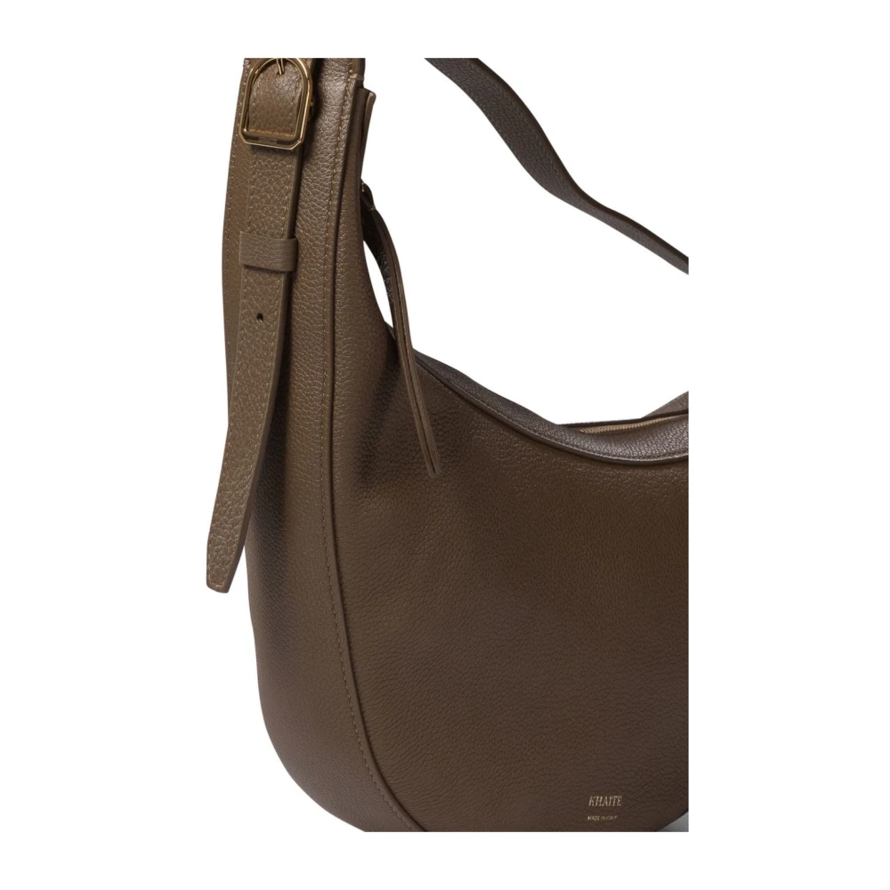 Khaite Groene Schoudertas met Gouden Hardware Green Dames