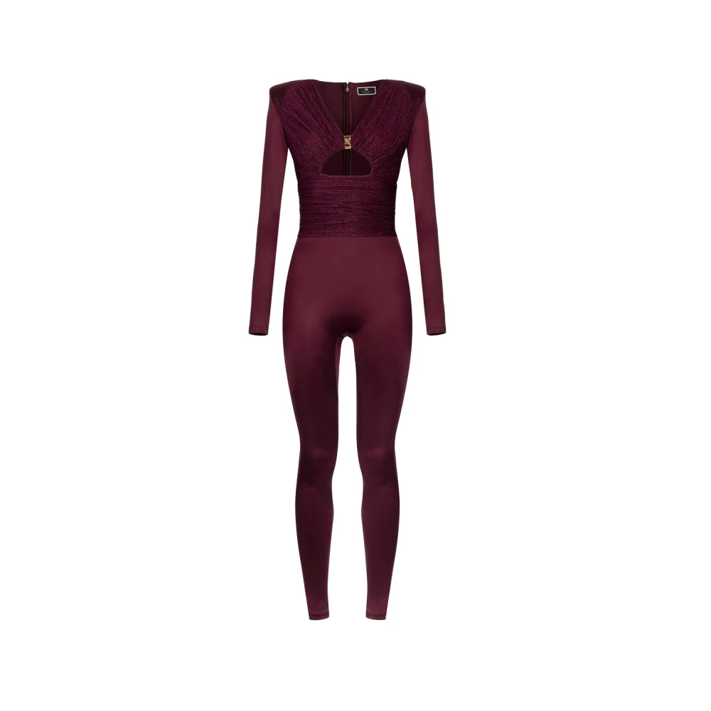 Elisabetta Franchi Stijlvolle Jurk Collectie Red Dames