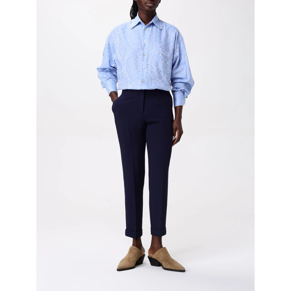 ETRO Dameshemd in Trendy Stijl Blue Dames