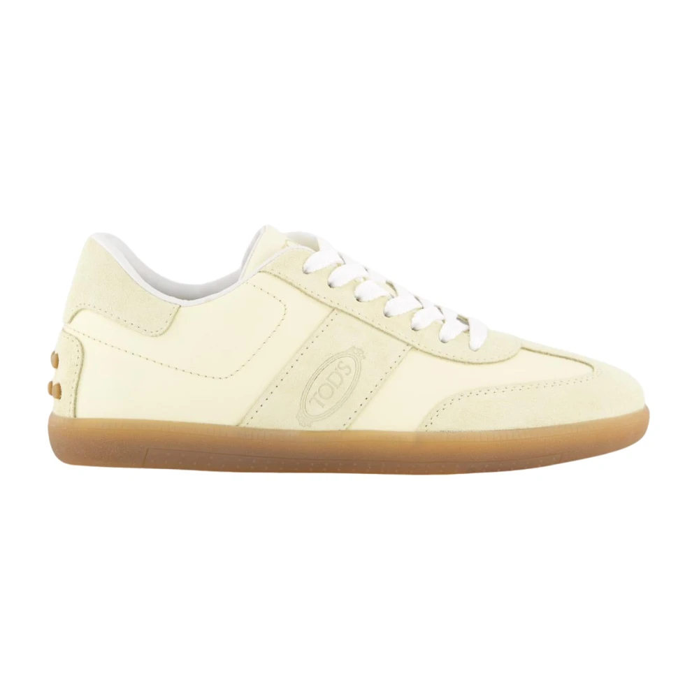 Tod's Women's Yellow Sneakers,, Casual Trainers Size 8 Uk