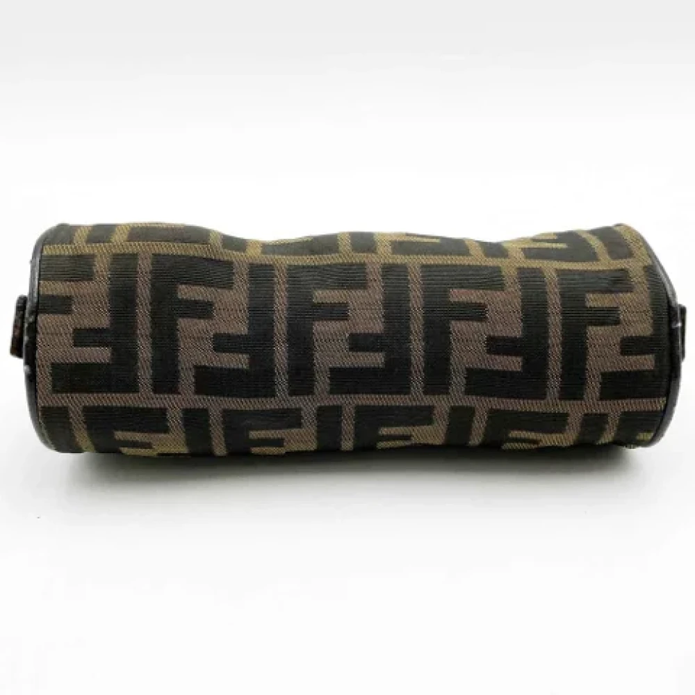 Fendi Vintage Pre-owned Fabric clutches Brown Dames