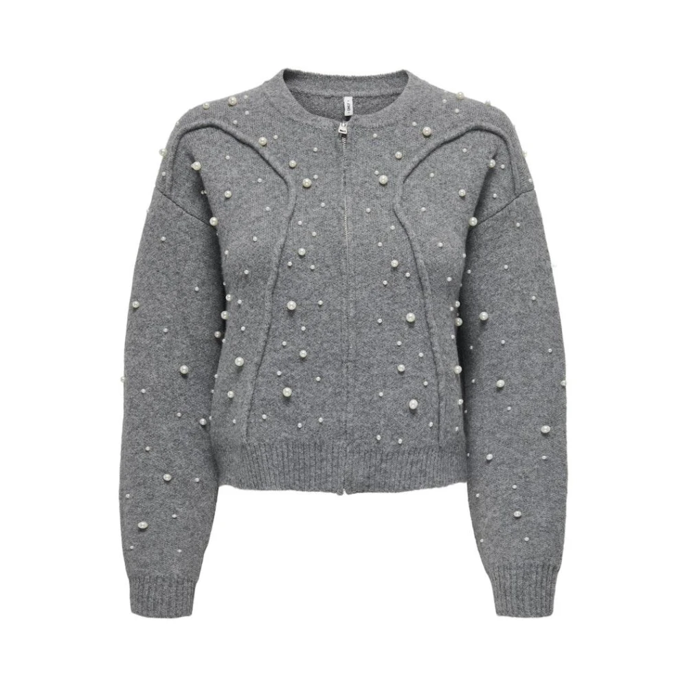 Only Life Pearl Bomber Jas Gray Dames