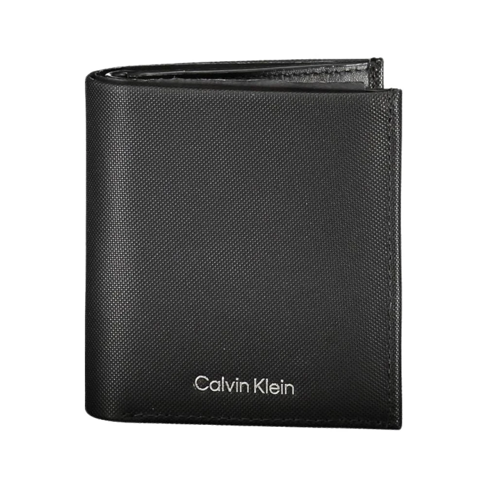 Calvin Klein Stijlvolle Portemonnees voor Mannen en Vrouwen Black Heren