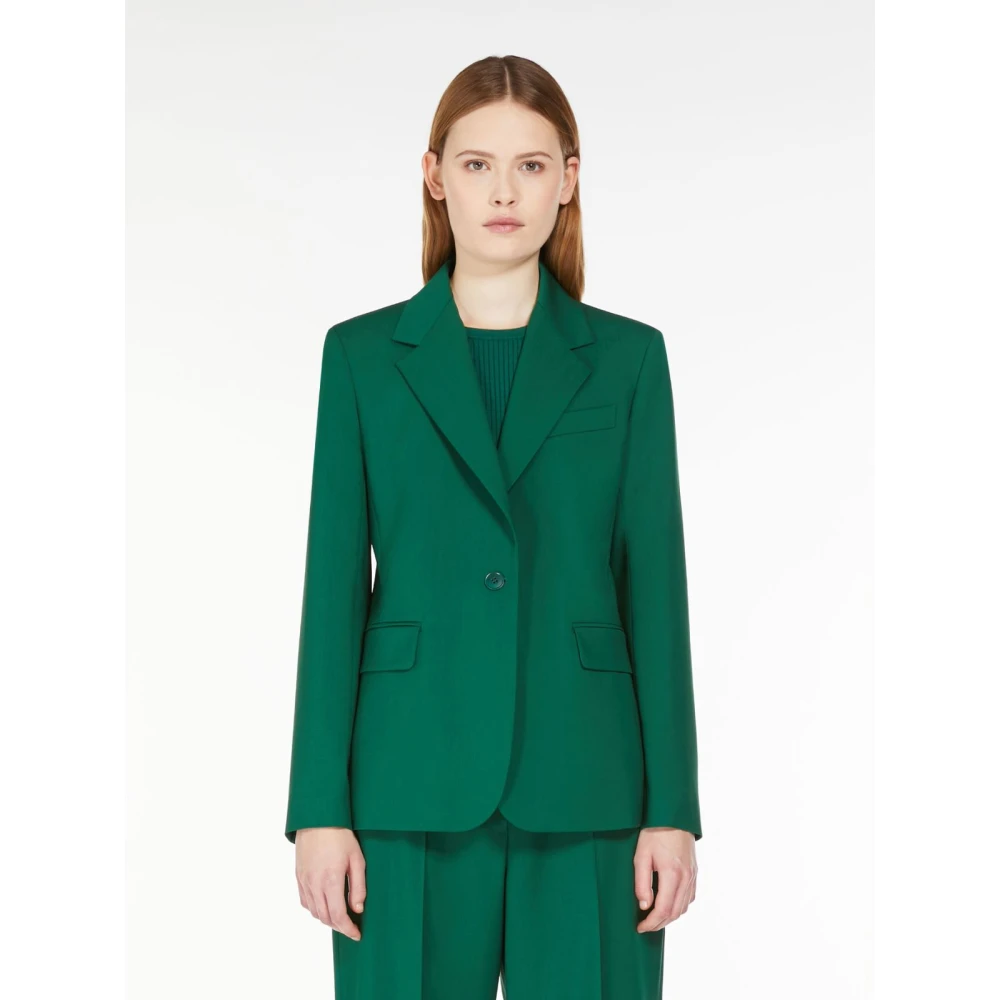 Max Mara Weekend Blazer Lamine Green Dames