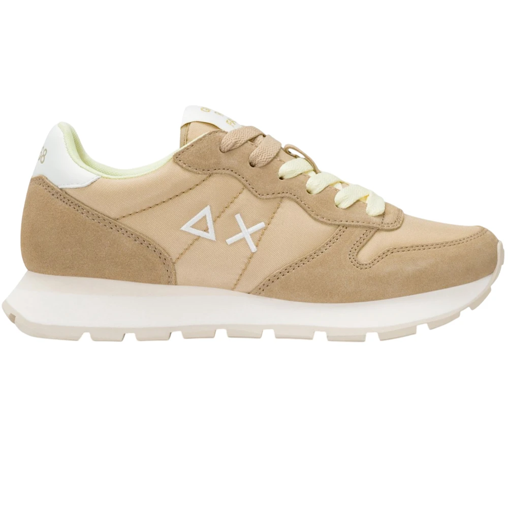 Sun68 Beige Ally Solid Nylon - Female - Sneakers - 3 Uk - Shoes
