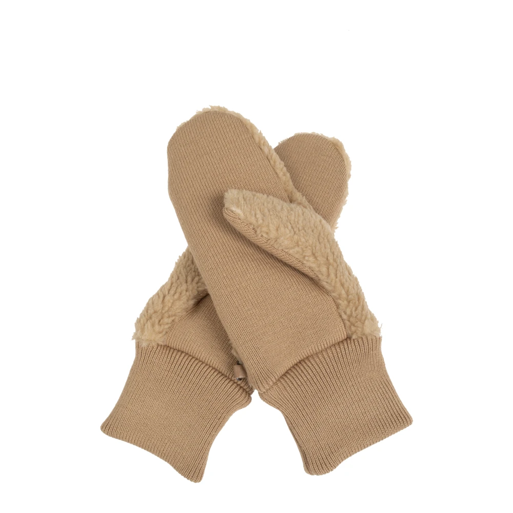 Dsquared2 Wollen handschoenen Beige Dames