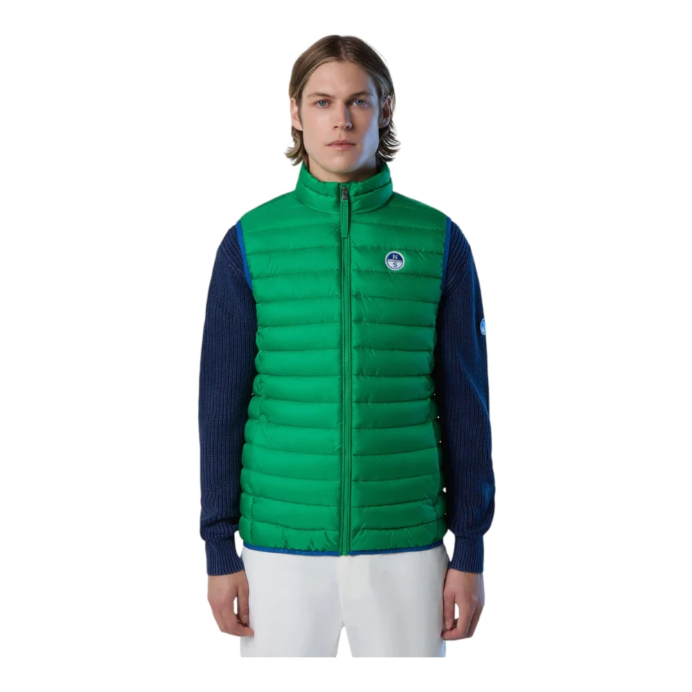 North Sails Stijlvolle Mouwloze Jas voor Mannen Green Heren