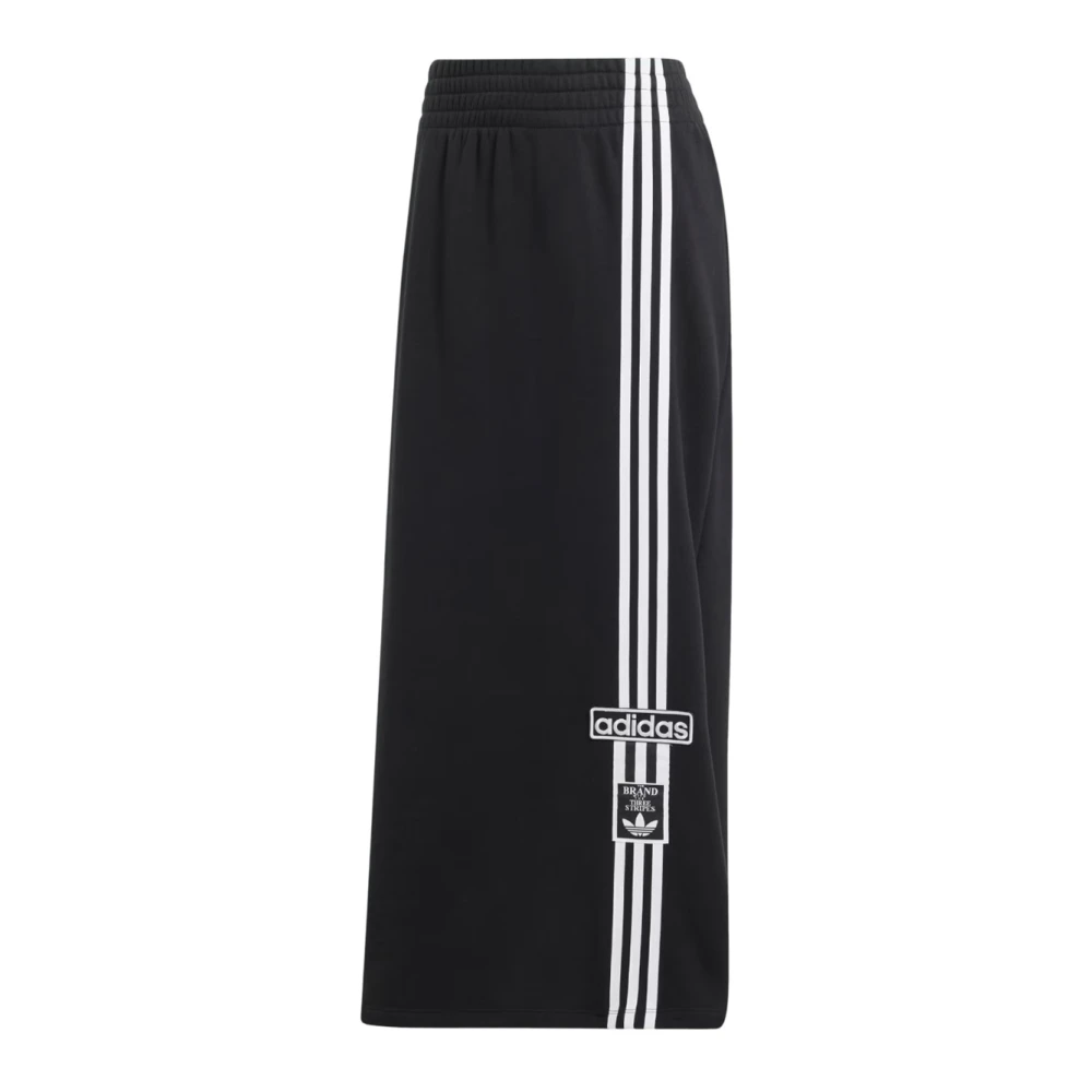 Adidas Lange rok van Franse terry-stof Black Dames
