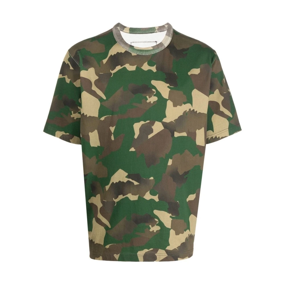 Heron Preston Men's Multicolor T-Shirts, S, Camouflage Printed Crewneck T-Shirt