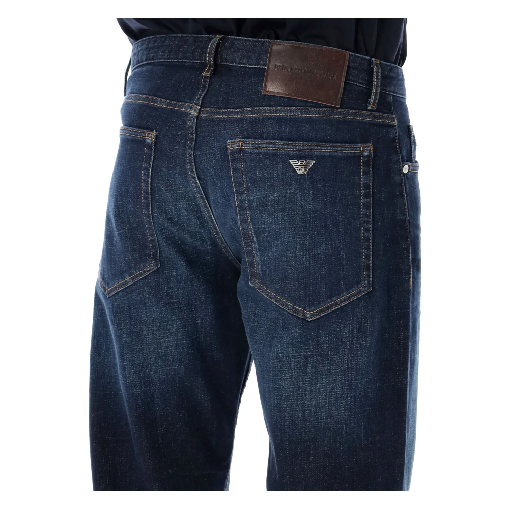 Emporio Armani Klassieke Denim Jeans Blauw Blue Heren