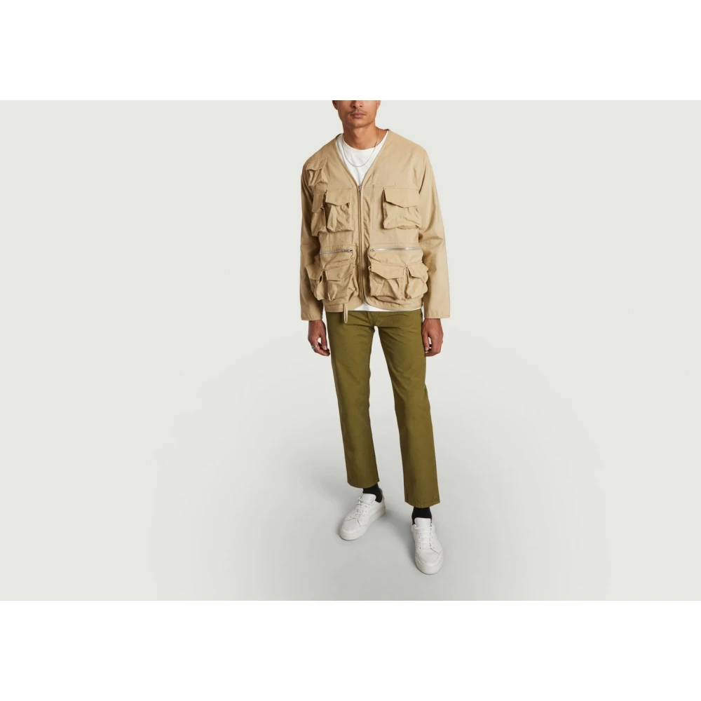 YMC You Must Create Lichtgewicht Fudd Jas Beige Heren