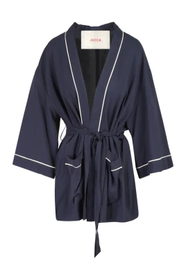 Kontrast Crepon Kimono Jacka