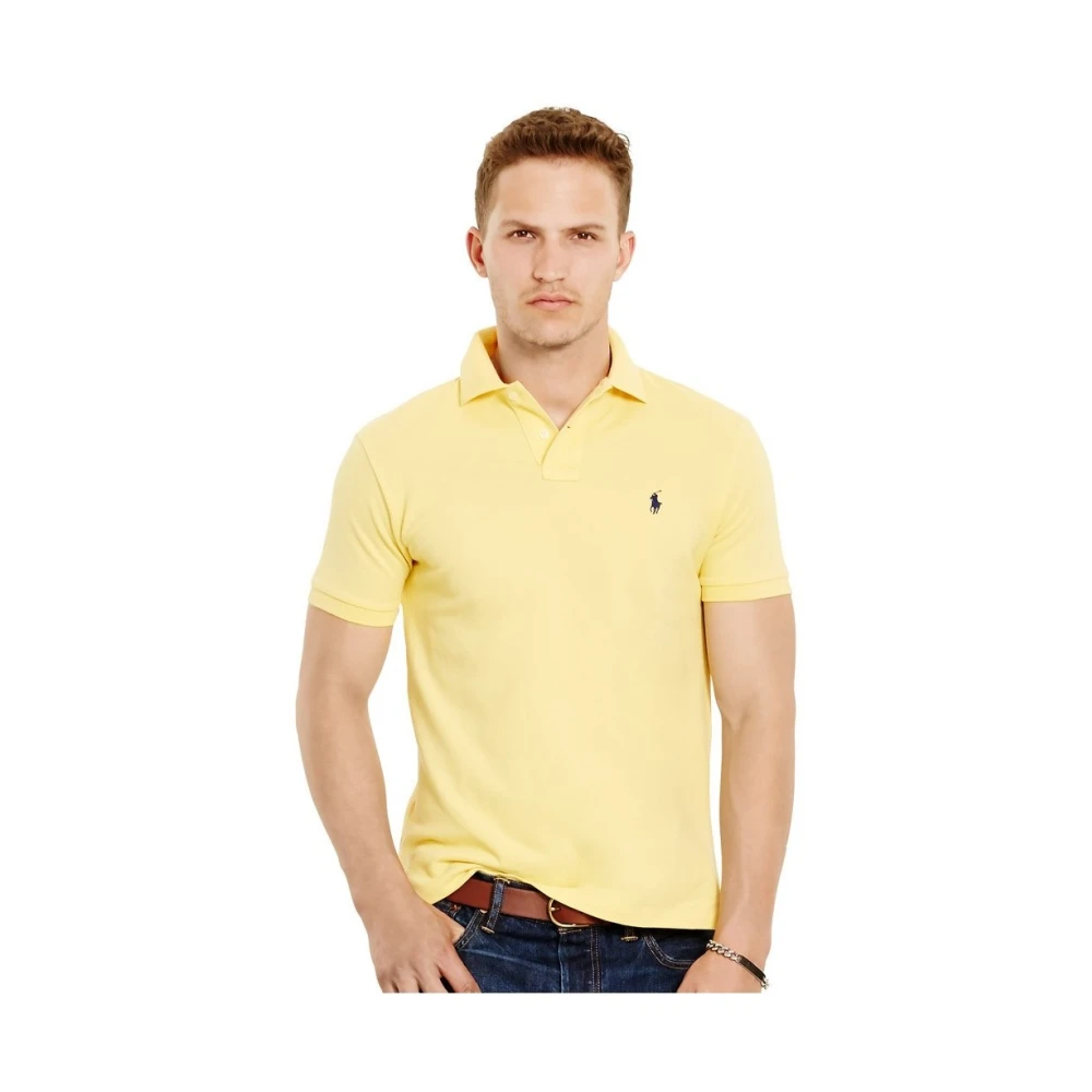 Ralph Lauren Stijlvol T-shirt voor Mannen Yellow Heren