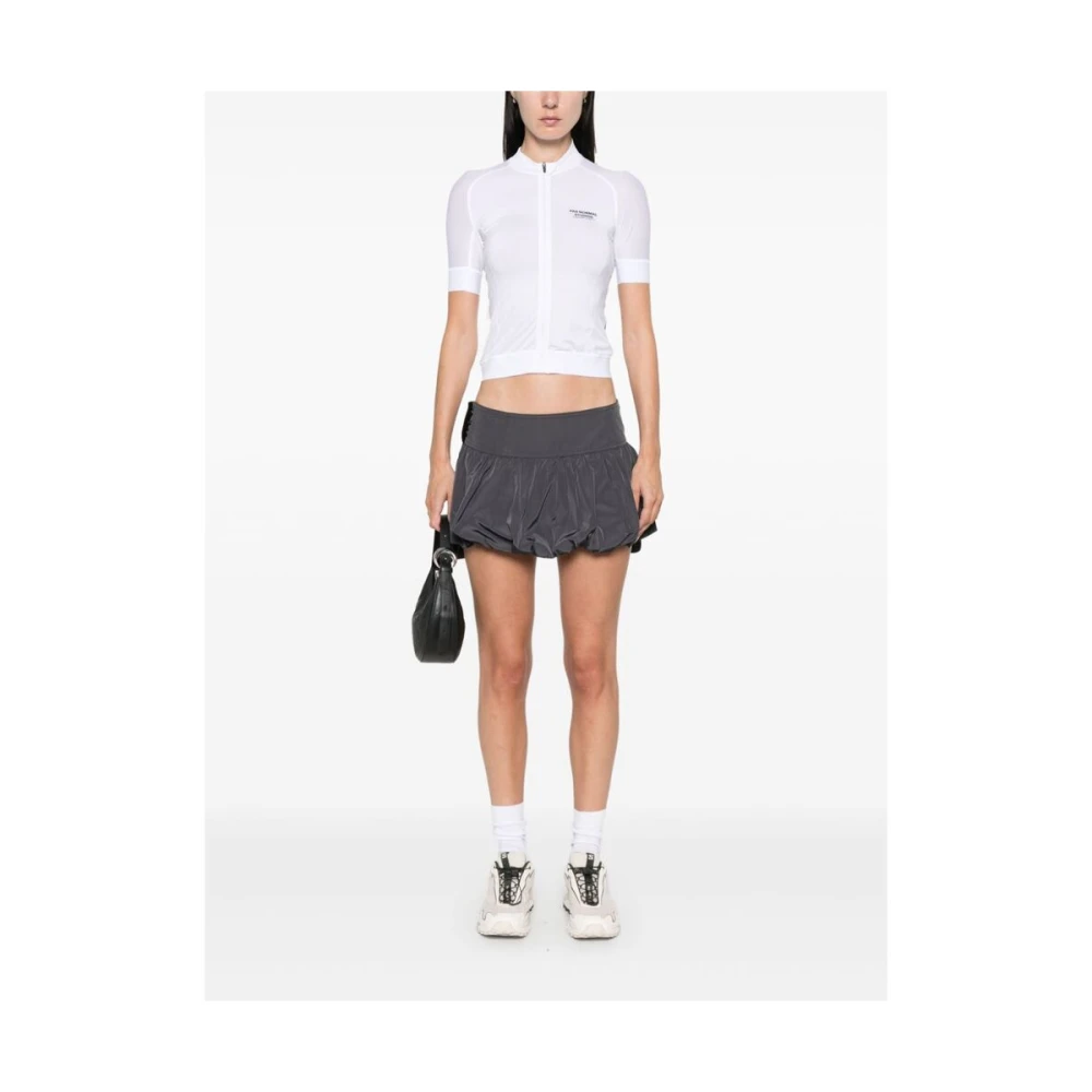 LOW Classic Houtskoolgrijze Bubble Rok met Zakken Gray Dames