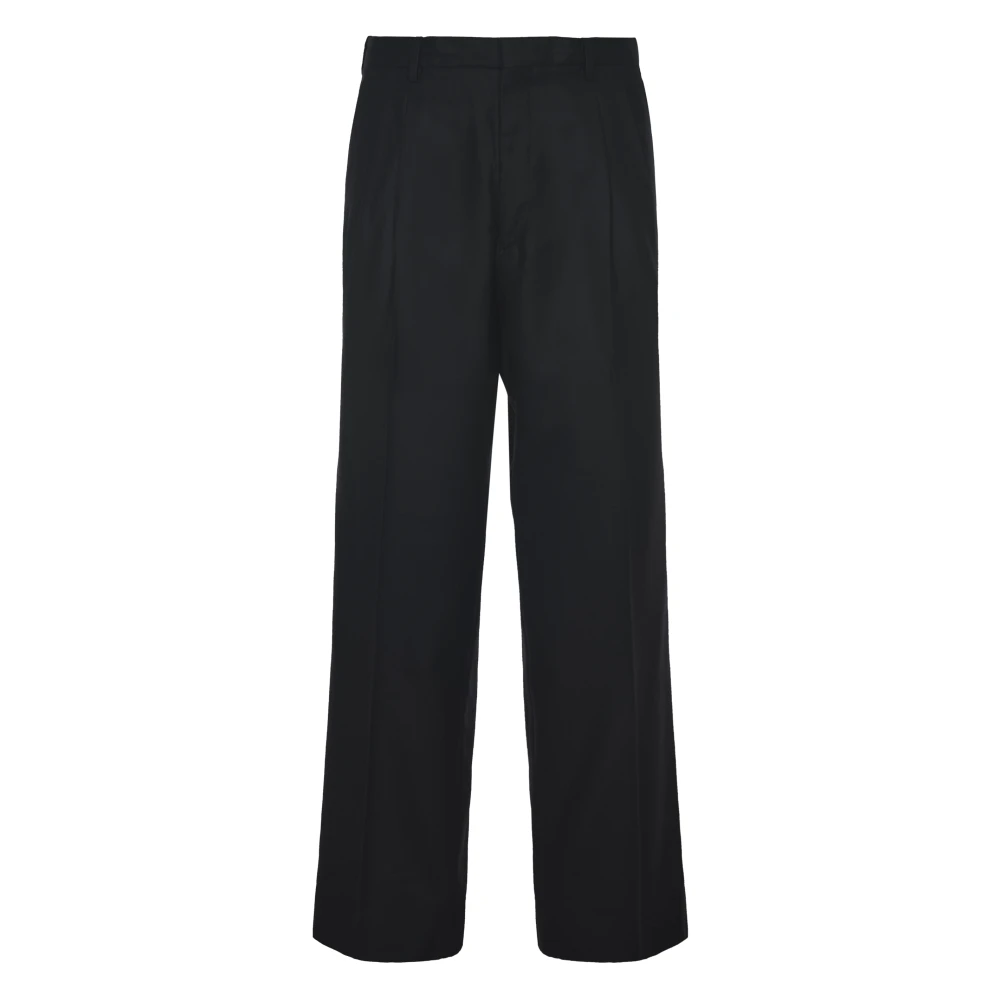 Auralee Lichte wollen slacks Black Heren