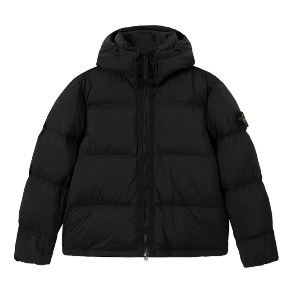 STONE ISLAND | Black CORDURA Advanced Fabrics 6.6 ripstop nylon hooded down jacket | male | XXL - Bild 5