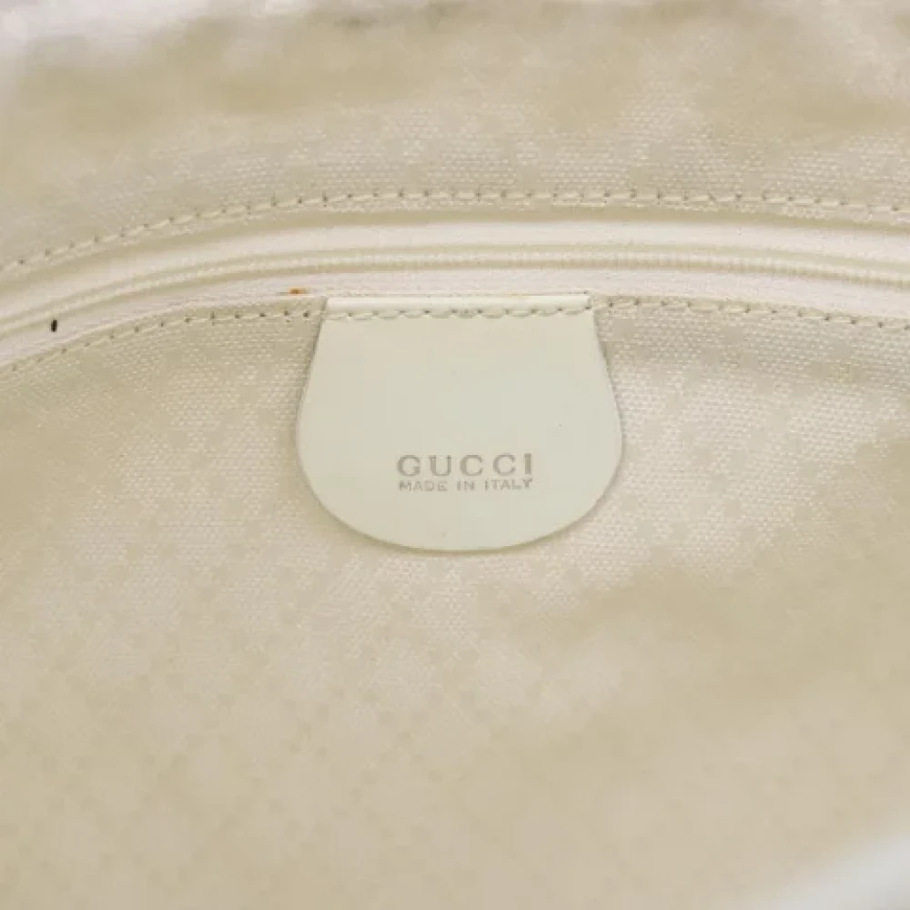 Gucci Vintage Pre-owned Leather gucci-bags White Dames
