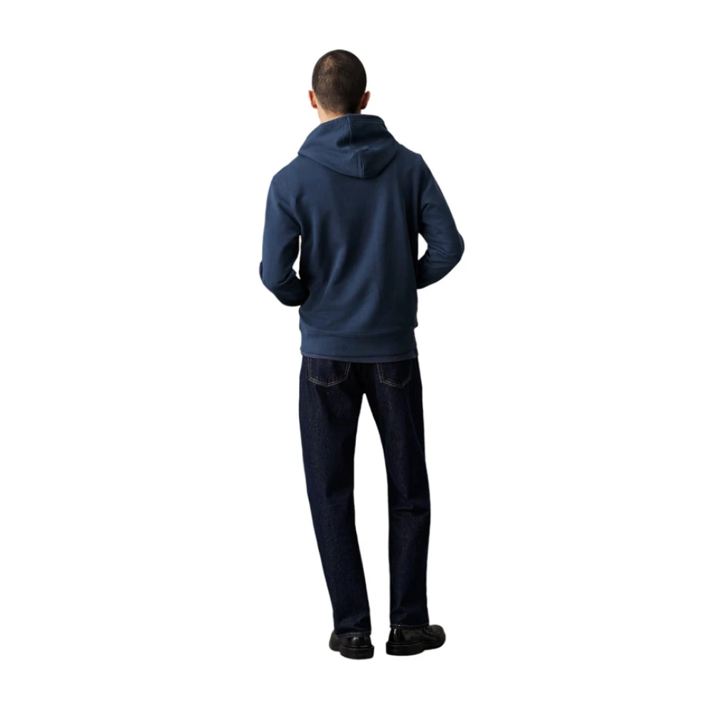 Calvin Klein Jeans Hoodie Sweatshirt Blue Heren