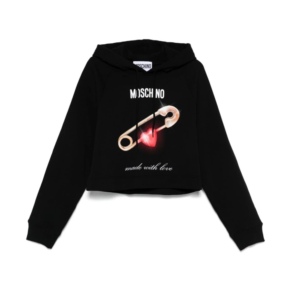 Moschino Casual Sweatshirt 555C Black Dames