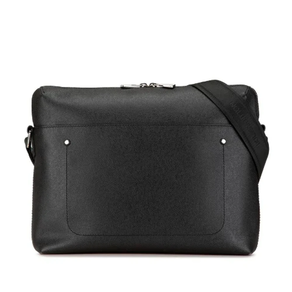 Louis Vuitton Vintage Pre-owned Leather crossbody-bags Black Heren