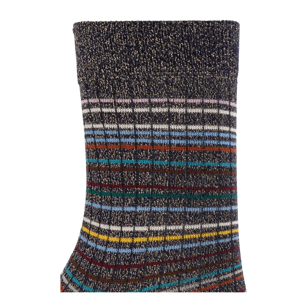 Paul Smith Driepak katoenen sokken met lurex draad Multicolor Dames