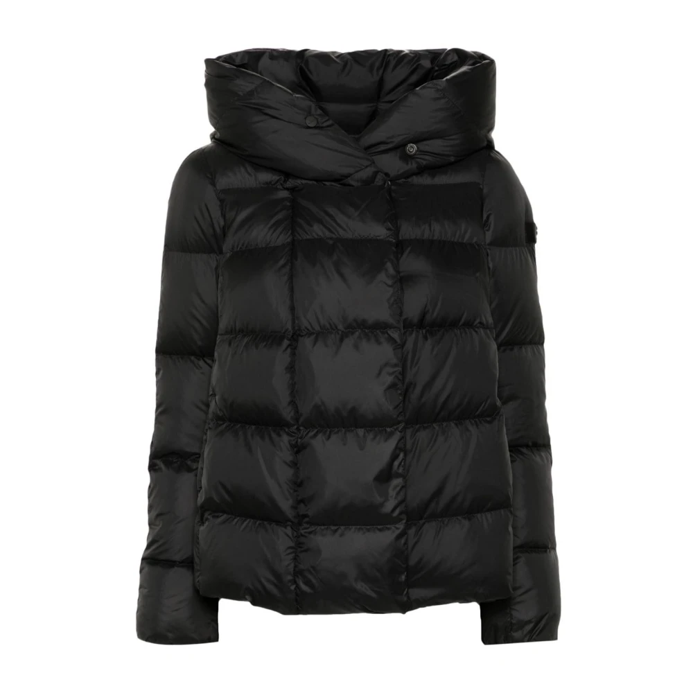 Peuterey Zwarte Gewatteerde Donsjas Black Dames