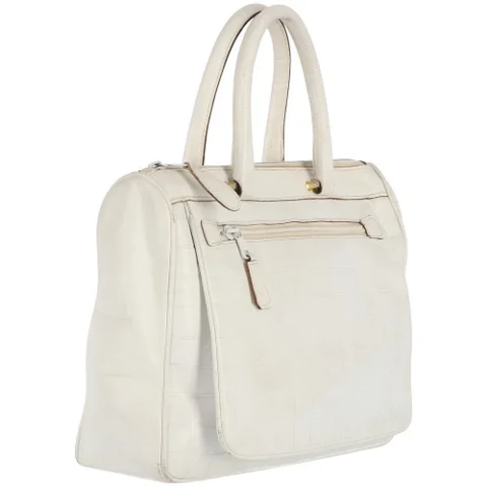 Fendi Vintage Pre-owned Leather fendi-bags White Dames