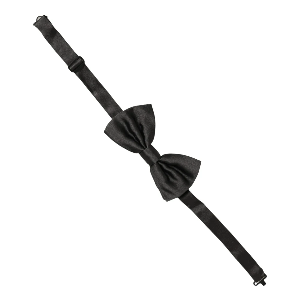 Dolce & Gabbana , Bow Ties, Male, Black, One Size, Pre-Tied Bow Tie
