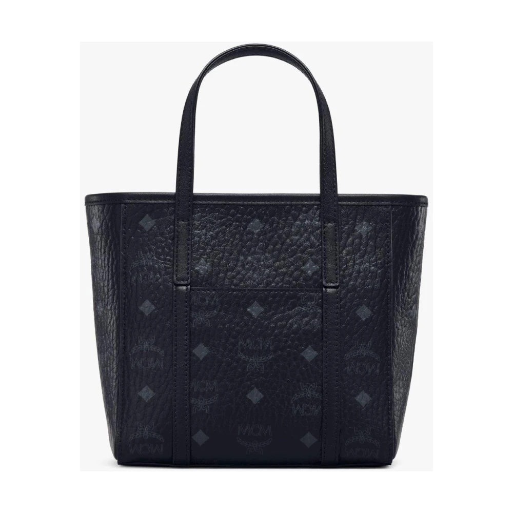 MCM Aren Shopper met rits in Visetos Beige Dames