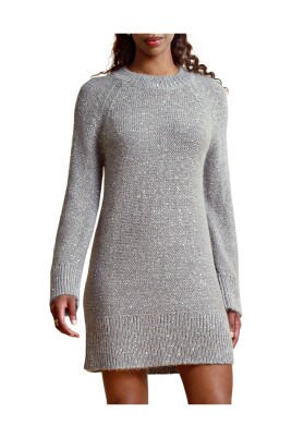 sequin-knit-dress
