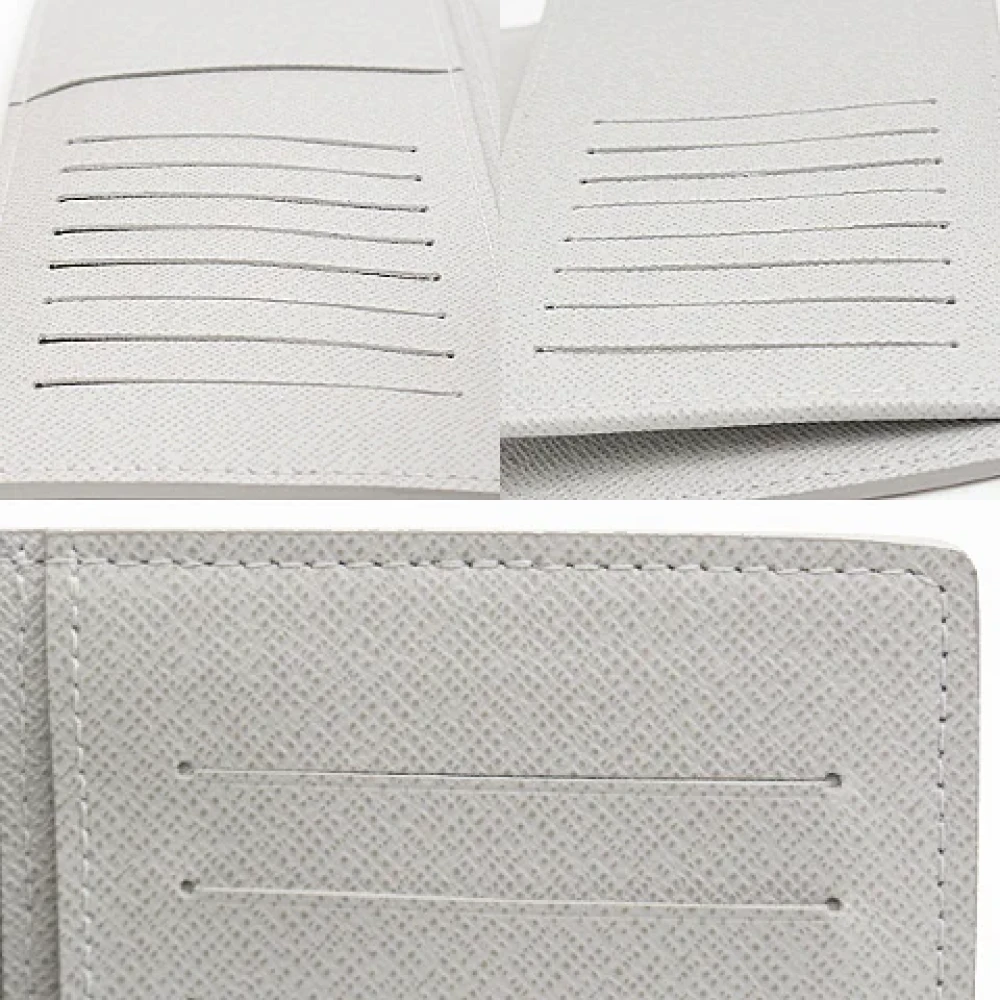 Louis Vuitton Vintage Pre-owned Canvas wallets White Heren