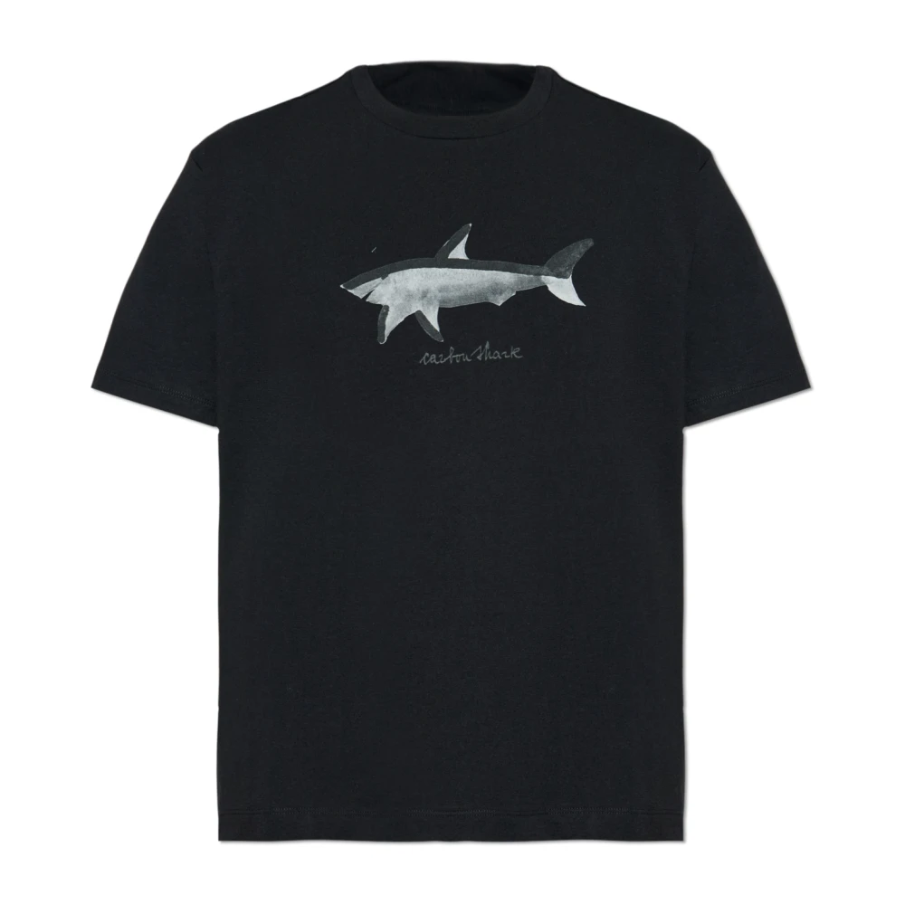 PAUL & SHARK T-shirt met print Black Heren