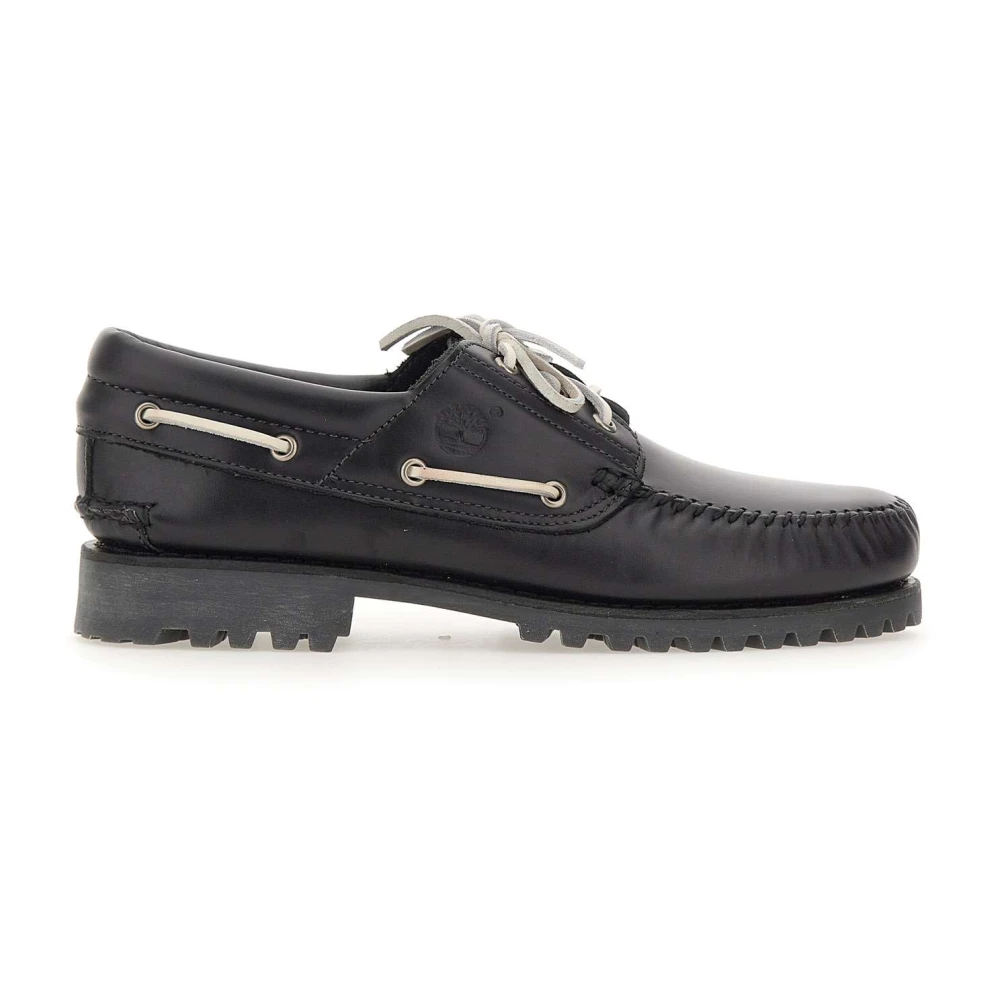 Timberland Men's Black Road Trip 3-Eye Lug Handsewn