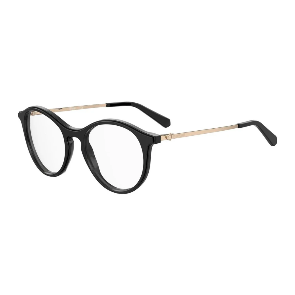 Love Moschino Stijlvol Zwart Acetaat Frame Bril Black Dames