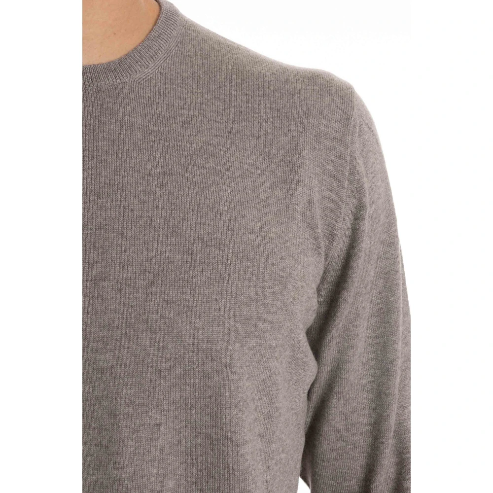Barba Dove Grey Sweater met elastische banden Gray Heren