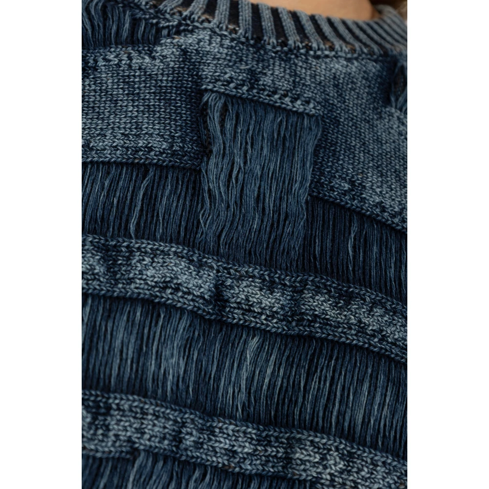 Diesel Sweater `M-Rotta` Blue Dames