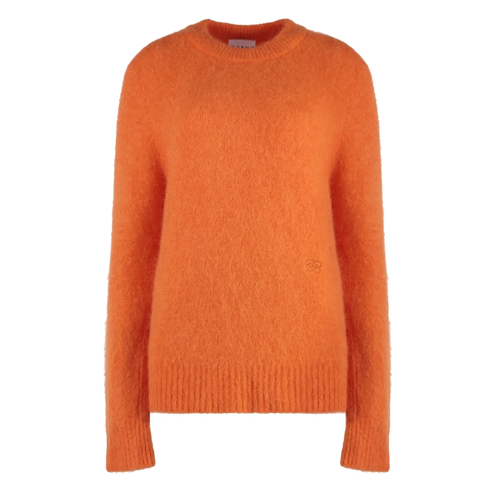 Ganni Knitwear Orange Dames