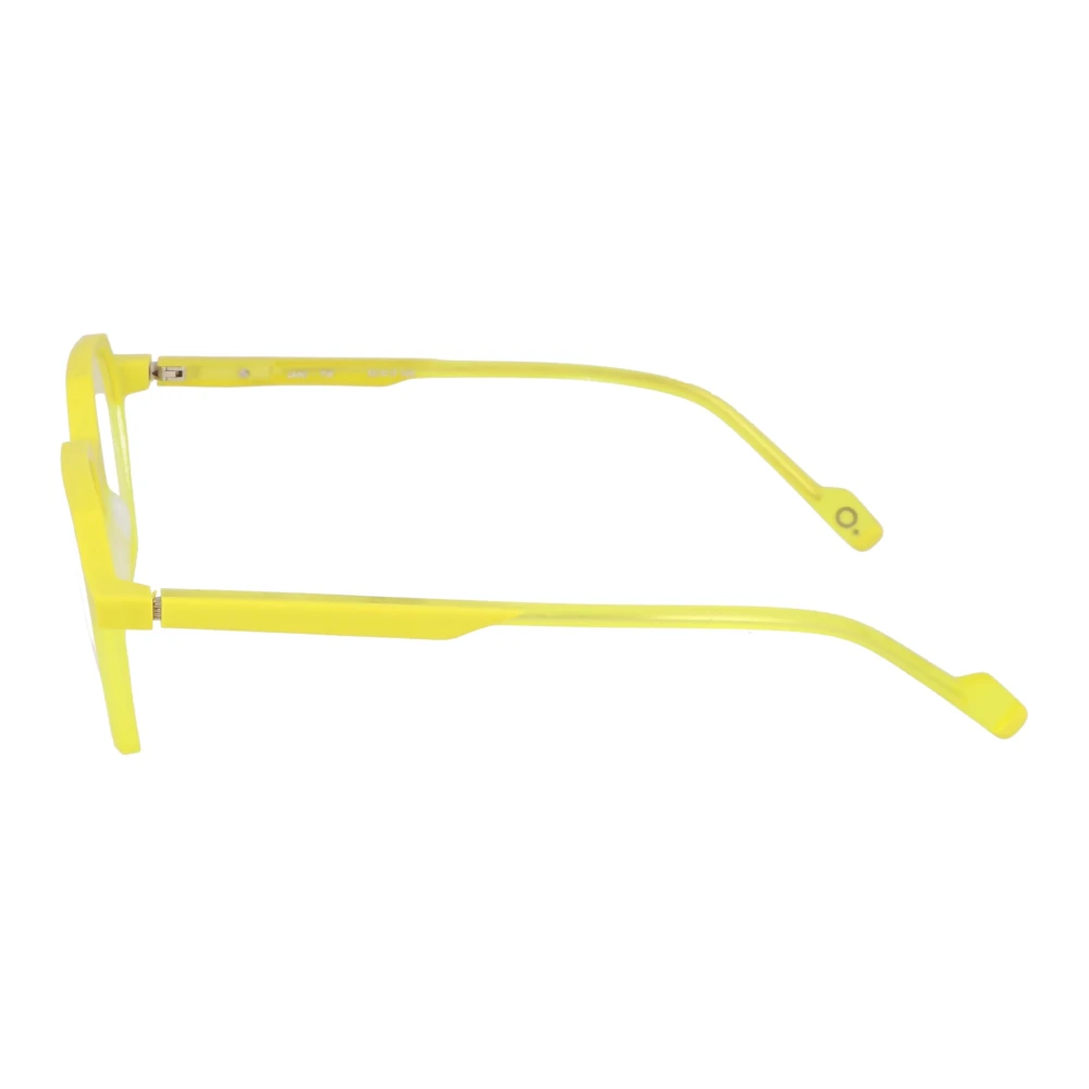 Etnia Barcelona Vierkant Frame Bril Jani 50O Yellow Unisex