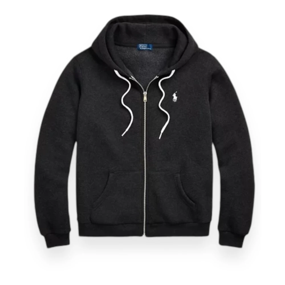 Polo Ralph Lauren Zip-through Hoodie Black, Dam