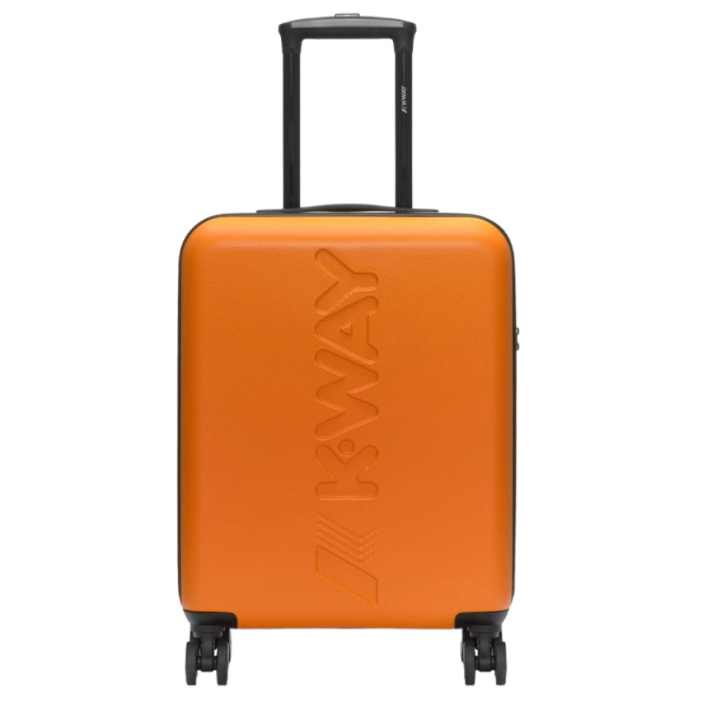 K-way Harde Koffer Cabine Trolley Oranje Spinner Orange Unisex