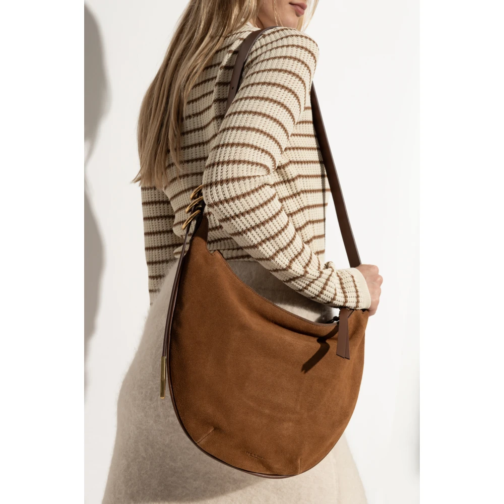 Rag & Bone Tas Spire Mini in hobo-stijl Brown Dames