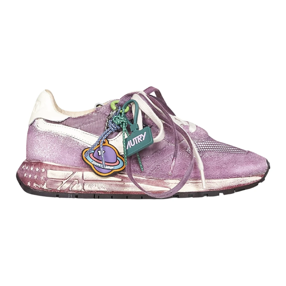 Autry Purple Reelwind Super Vintage Trainers - Female - Sneakers - 3 Uk - Shoes