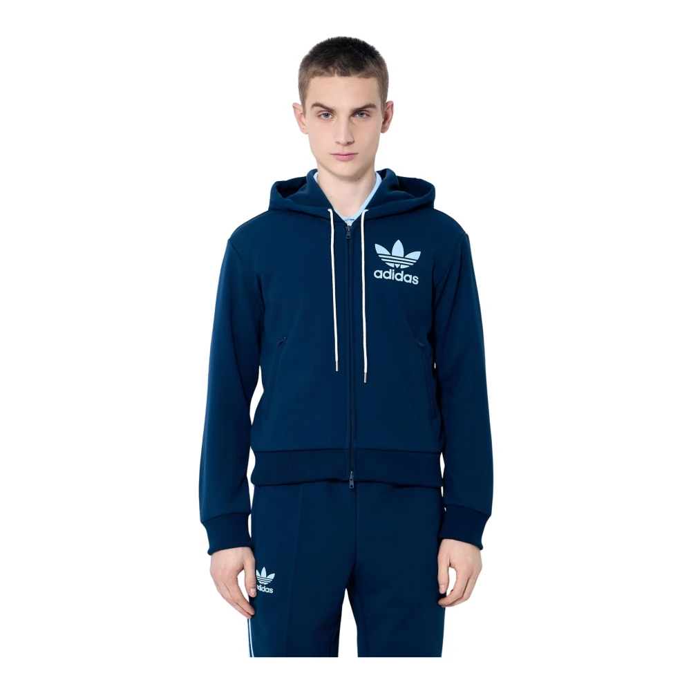 Sweatshirts & Hoodies > Zip-throughs - - Adidas - Modalova