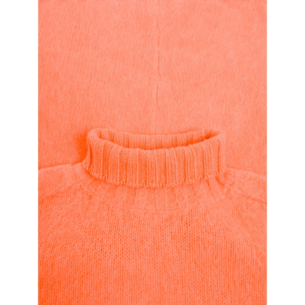 Avant Toi Luxe Merino Cashmere Turtleneck Jumper Red Dames