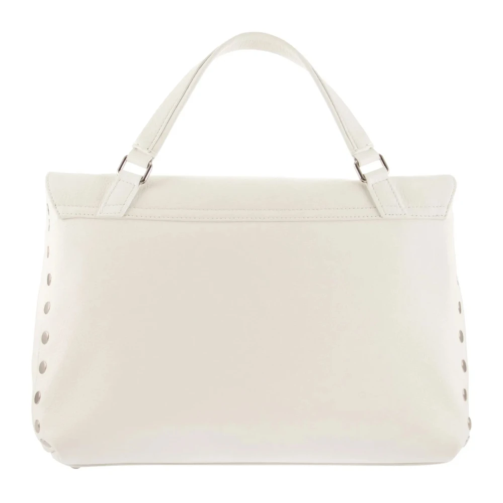 Zanellato Melkwitte Leren Handtas White Dames