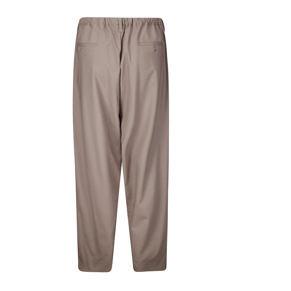 ACT N°1 Wol Comfort Broek Brown Dames