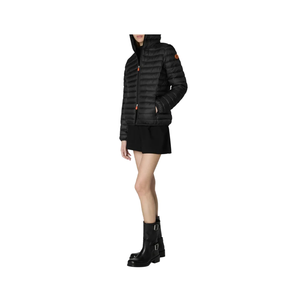 Save The Duck Zwarte winterjas voor dames Black Dames